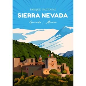 Póster Parque Nacional de Sierra Nevada