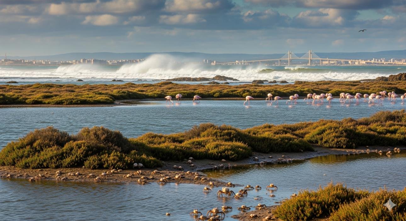 Parque Natural de la Bahía de Cádiz: la fuerza del mar y la vida en las marismas